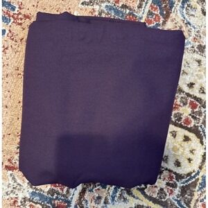 Polyester Fabric Dark Purple Eggplant 5 Yds 62" Wide Panel Uncut New Apparel